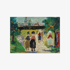 La Promenade by Maurice Utrillo