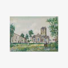 Birthplace of Joan of Arc and the Church of Domrémy by Maurice Utrillo
