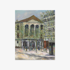The Theatre Montmartre by Maurice Utrillo