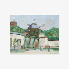 Le Moulin de la Galette by Maurice Utrillo