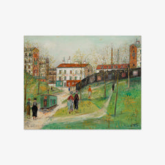 The Fortifications in Paris by Maurice Utrillo