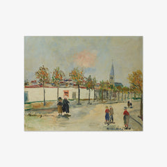Church of Montmagny by Maurice Utrillo
