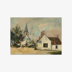 The Church of Touchay by Maurice Utrillo