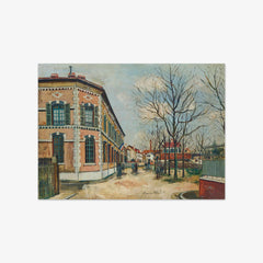 The School Carnot at Argenteuil by Maurice Utrillo