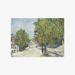 Place des Minimes, in Lyon-Saint Just by Maurice Utrillo