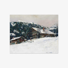 Snowy Landscape in Switzerland by Maurice Utrillo