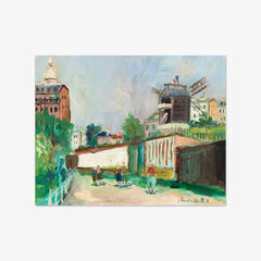 Moulin de la Galette by Maurice Utrillo