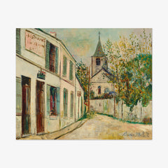 Church in the Vaux-de-Cernay by Maurice Utrillo
