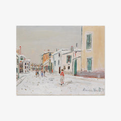 Village Street in the Snow by Maurice Utrillo