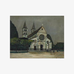 The Church of Notre-Dame de Melun by Maurice Utrillo