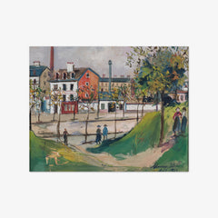 The Fortifications at Ménilmontant by Maurice Utrillo