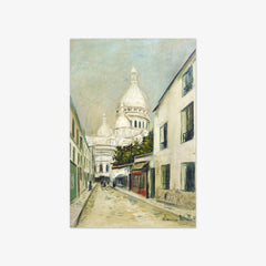 Rue Chevalier de la Barre, Montmartre by Maurice Utrillo