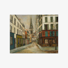 The Street and the Church by Maurice Utrillo