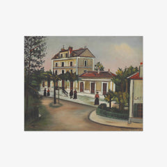 The Train Station at Belleville-sur-Saône by Maurice Utrillo