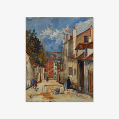 Mimi-Pinson's House, Rue du Mont-Cenis, Montmartre by Maurice Utrillo