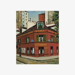 The restaurant 'Aux Vignobles de France' by Maurice Utrillo