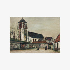 Miraumont Church by Maurice Utrillo