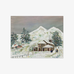 Snow Effect or Church Under Snow by Maurice Utrillo