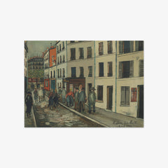 The Day of Elections in the 10th Arrondissement by Maurice Utrillo