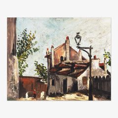 Rue du Mont-Cenis by Maurice Utrillo