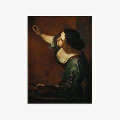 Self-Portrait as the Allegory of Painting by Artemisia Gentileschi