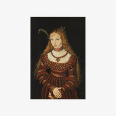 Portrait of Princess Sibylle of Cleves by Lucas Cranach the Elder