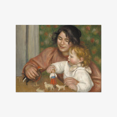 Child with Toys - Gabrielle and the Artist's Son, Jean by Auguste Renoir
