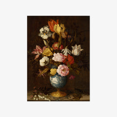 Flowers in a Wan-Li Vase by Balthasar van der Ast