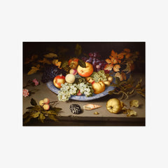 Still Life of Fruit on a Kraak Porcelain by Balthasar van der Ast
