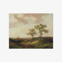 Landscape in Guelders by Barend Cornelis Koekkoek