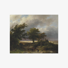 A Wooded Landscape by Barend Cornelis Koekkoek