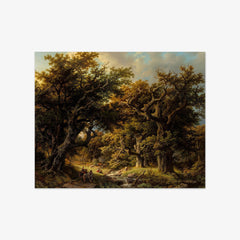 Oak Forest by Barend Cornelis Koekkoek