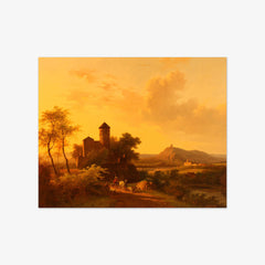 Morning in Thuringia by Barend Cornelis Koekkoek