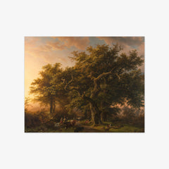 Forest Scene by Barend Cornelis Koekkoek