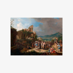 Preaching of John the Baptist by Bartholomeus Breenbergh