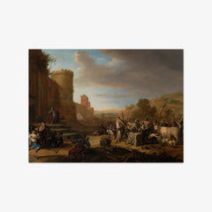 Saints Paul and Barnabas at Lystra (Sacrifice at Lystra) by Bartholomeus Breenbergh