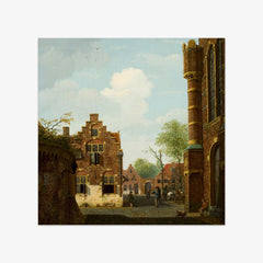 Cityscape by Bartholomeus Johannes van Hove