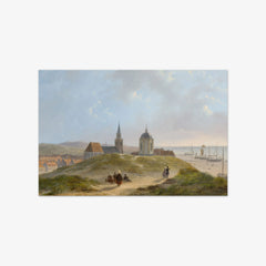 View on Scheveningen by Bartholomeus Johannes van Hove