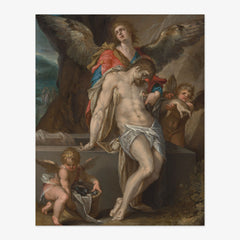 The Body of Christ Supported by Angels by Bartholomeus Spranger