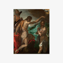 Baptism of Christ by Bartholomeus Spranger