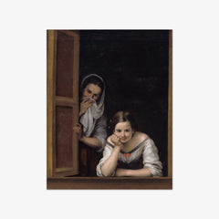 Two Women at a Window by Bartolomé Esteban Murillo