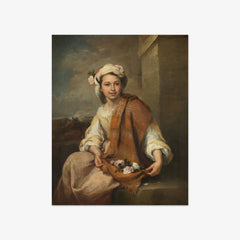 The Flower Girl by Bartolomé Esteban Murillo