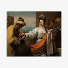 Isaac's Servant Tying the Bracelet on Rebecca's Arm by Benjamin West