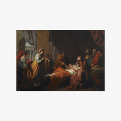Erasistratus the Physician Discovers the Love of Antiochus for Stratonice by Benjamin West