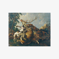 Deer Hunt by Benno Raffael Adam