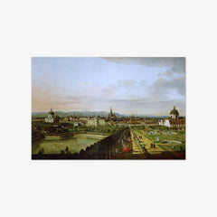 View of Vienna from the Belvedere by Bernardo Bellotto