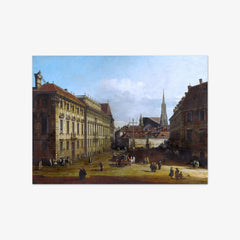 Lobkowitz Square in Vienna by Bernardo Bellotto