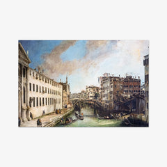 View of Venice: Rio dei Mendicanti by Canaletto