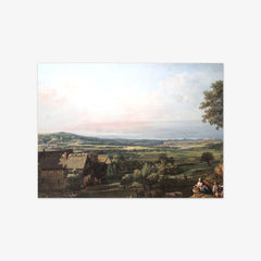 The Elbe Valley between Pirna and Pillnitz by Bernardo Bellotto