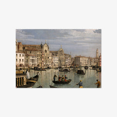 Entrance to the Grand Canal in Front of Santa Croce by Bernardo Bellotto